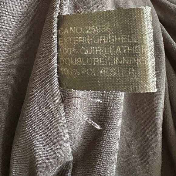 Vintage Mode Tripoli 100% Leather Jacket – Size M - Picture 7 of 7